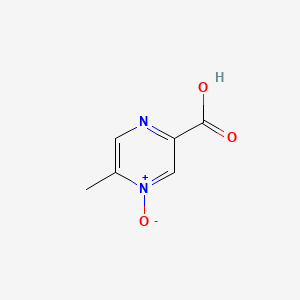 Chemical structure of Acipimox