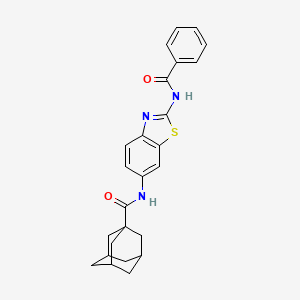 Chemical structure of NVP 231