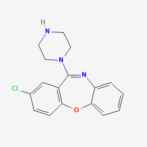 Chemical structure of Amoxapine