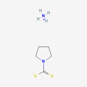 Chemical structure of Pyrrolidinedithiocarbamate ammonium