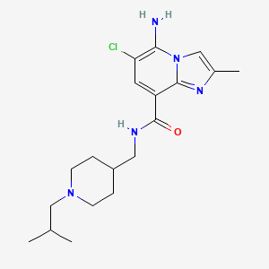 Chemical structure of CJ 033466