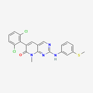 Chemical structure of PD173955