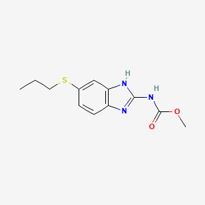 Chemical structure of Albendazole