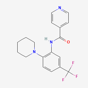 Chemical structure of SRPIN340