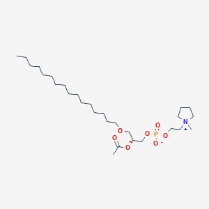 Chemical structure of Pyrrolidino PAF C-16