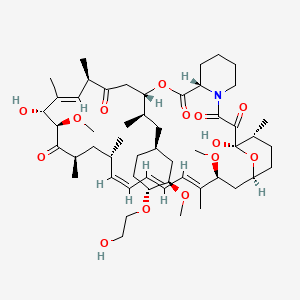 Chemical structure of Everolimus