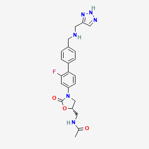 Chemical structure of Radezolid