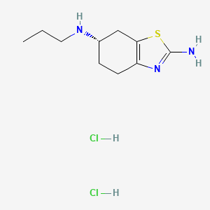 Chemical structure of Pramipexole dihydrochloride