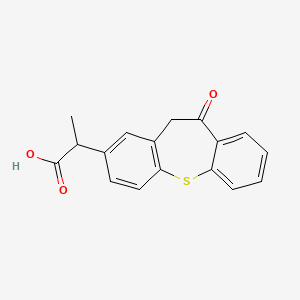 Chemical structure of Zaltoprofen