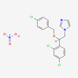 Chemical structure of Econazole nitrate
