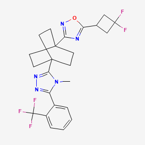 Chemical structure of MK-4101