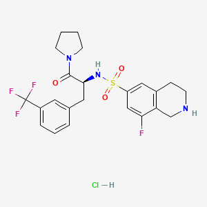 Chemical structure of (S)-PFI-2 (hydrochloride)