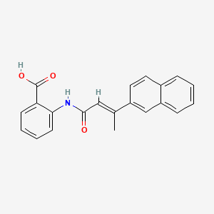 Chemical structure of BIBR 1532