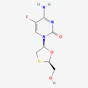 Chemical structure of Emtricitabine