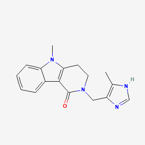 Chemical structure of Alosetron