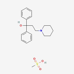 Chemical structure of Pridinol mesylate