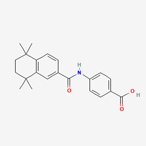 Chemical structure of AM580
