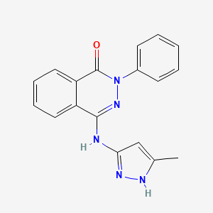 Chemical structure of Phthalazinone pyrazole