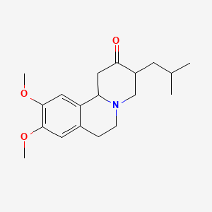 Chemical structure of Tetrabenazine