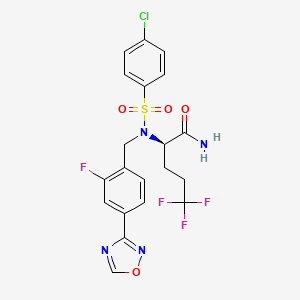 Chemical structure of Avagacestat