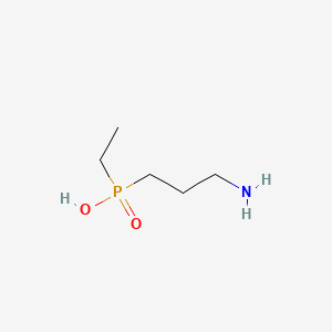 Chemical structure of CGP 36216 hydrochloride