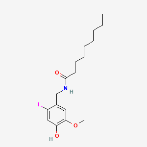 Chemical structure of 6-Iodonordihydrocapsaicin