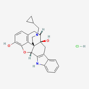 Chemical structure of Naltrindole hydrochloride