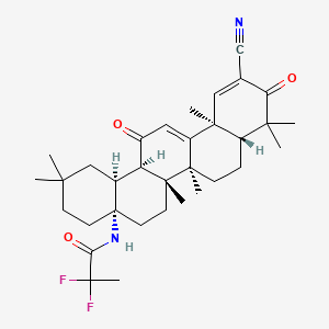 Chemical structure of Omaveloxolone (RTA-408)