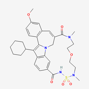 Chemical structure of TMC647055