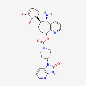 Chemical structure of BMS-927711