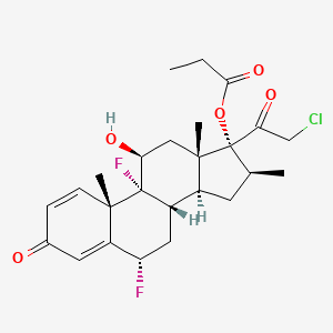 Chemical structure of Halobetasol Propionate