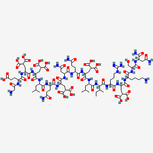 Chemical structure of Conantokin G