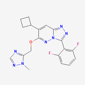Chemical structure of MK 0343
