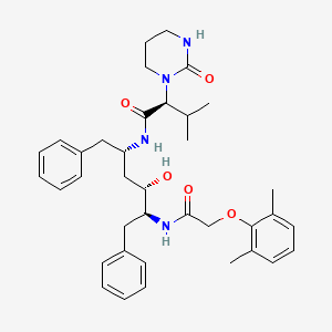 Chemical structure of Lopinavir