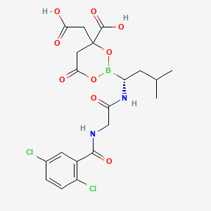 Chemical structure of MLN9708