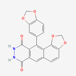 Chemical structure of Helioxanthin 8-1