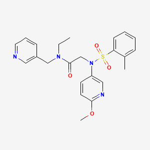 Chemical structure of EMPA