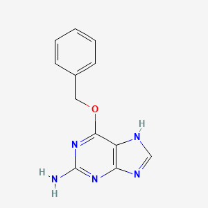Chemical structure of O6-Benzylguanine