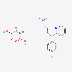 Chemical structure of CarbinoxaMine Maleate