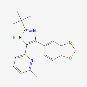 Chemical structure of SB505124