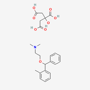 Chemical structure of Orphenadrine Citrate