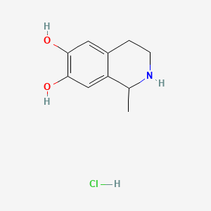Chemical structure of (±)-Salsolinol (hydrochloride)