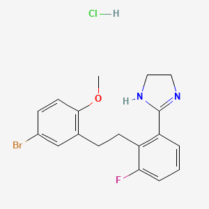 Chemical structure of ML 00253764 hydrochloride