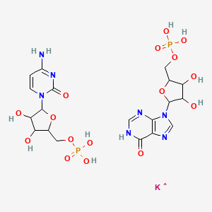 Chemical structure of Polyinosinic-polycytidylic Acid (potassium salt)