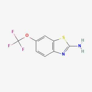 Chemical structure of Riluzole