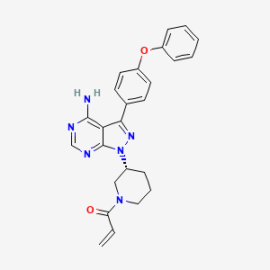 Chemical structure of Ibrutinib Racemate