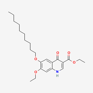 Chemical structure of Decoquinate