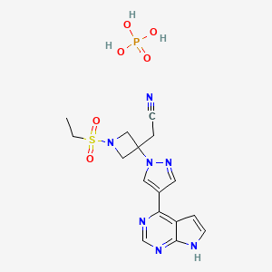 Chemical structure of Baricitinib phosphate