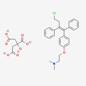 Chemical structure of Toremifene Citrate