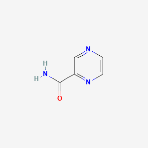 Chemical structure of Pyrazinamide